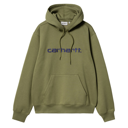 Carhartt WIP Hooded Carhartt Sweat Capulet / Aura - The Sporting Lodge