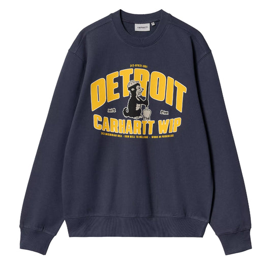 Carhartt WIP Underground Sweat Blue - The Sporting Lodge