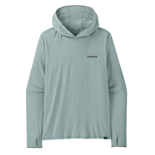 Patagonia Tropic Comfort Natural Graphic Hoody Casting Logo / Thermal Blue - The Sporting Lodge